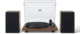 Crosley C62 - Platenspeler - Externe speakers - Walnoot