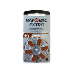 Rayovac 312 extra advanced - 6 stuks