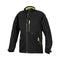 Imhoff Mid-Layer Jack 3L4WS - 3 laags rekbare tussenlaag - Ademend wind en waterdicht - Zwart met lime