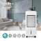 Nedis Mobiele Aircooler - Watertankcapaciteit: 6 l - 3 Snelheden - 300 m³/h - Zwenkfunctie - Afstandsbediening - Uitschakeltimer - Ioniserende functie
