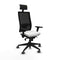 Bureaustoel met hoofdsteun Piqueras y Crespo 3D066G1 Wit