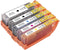 Renkforce RF-5655916 - Inktcartridge - Vervangt Canon PGI-570PGBK XL CLI-571BK XL CLI-571C XL CLI-571M XL CLI-571Y XL - Zwart Cyaan Magenta Geel (5-pack)