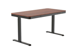 ACTIVEJET ET119W-C - Bureau met elektrische hoogteverstelling 140x70 - Zwart/walnoot