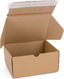 Postdoosjes 140 x 101 x 43 mm bruin | 20 stuks