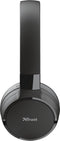 Trust Zena Bedraad/Bluetooth Draadloze On-Ear Koptelefoon Zwart