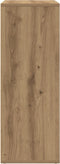 vidaXL - Zijkast - Artisan - Eiken - 60x31x84 - cm - Bewerkt - Hout