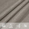 vidaXL - Zonnezeil - 160 - g/m² - rechthoekig - 3,5x5 - m - HDPE - lichtgrijs