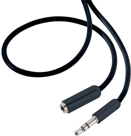 SpeaKa Professional SP-7870472 - Jackplug Audio Verlengkabel 5 m - SuperSoft kabelmantel - Zwart