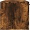 vidaXL - Wandkast - 100x36,5x35 - cm - bewerkt - hout - gerookt - eikenkleurig