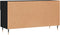 vidaXL - Schoenenbank - 102x35x55 - cm - bewerkt - hout - zwart