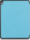 3-Vouw sleepcover hoes - Geschikt voor iPad Pro 12.9 inch (2020) - Lichtblauw