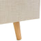 RENNES - Tweepersoonsbed - Lichtbeige - 180 x 200 cm - Polyester