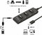 Equip 128956 - USB Hub - 4x USB 3.2 Gen 1 (5Gb/s) - Zwart