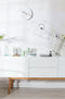 Zuiver Marble Time Klok/ Wandklok Rond Marmer Wit