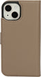 Mobiparts iPhone 14 - Leather 2 in 1 Wallet Case - Uitneembare backcover MagSafe geschikt - Taupe