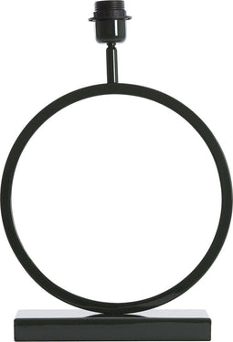 Light & Living Tafellamp Liva - 43cm - Donkergroen - excl. kap