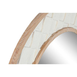 Wandspiegel Home ESPRIT Wit Natuurlijk Scandi