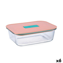 Luminarc Joy - Hermetische Lunchtrommel - 1,04 L - Oranje (6 stuks)