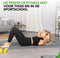 Tunturi NBR Yogamat - Fitnessmat Extra dik 15mm - 180x60cm - Incl Trainingsapp - Grijs