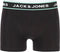 JACK&JONES ADDITIONALS JACFLOWER TRUNKS - Boxershorts - 3-pack - Zwart (3-pack)