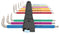 Wera 3950/9 Hex-Plus Multicolour Imperial Stainless 1 Inbus Haakse schroevendraaierset 5/64 inch, 3/32 inch, 1/8 inch,
