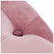 Voetensteun DKD Home Decor Roze Velvet Hout MDF Glam (2 pcs)