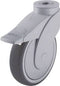 Blickle LWG-TPA 126KF-11-FI (LWG-TPA 126K-11-FI-FK) Zwenkwiel met rem Wieldiameter: 125 mm Draagvermogen (max.): 110 kg