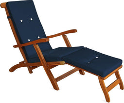 Detex Ligbedkussen - 3 segmenten - Waterafstotend - Blauw - 173x43x6cm
