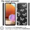 iMoshion Hoesje Geschikt voor Samsung Galaxy A33 Hoesje Siliconen - iMoshion Design hoesje - Grijs / Butterfly