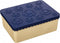 Brooddoos bloemen navy-beige - Blafre