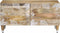 vidaXL - Salontafel - 80x50x40 - cm - massief - mangohout