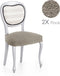 Stoelhoes Eysa ROC Lichtbruin 50 x 5 x 50 cm 2 Stuks