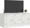 vidaXL Tv-meubel - 99x39x44 cm - koudgewalst staal - wit