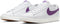 Nike Blazer Low Leather - Heren Sneakers - Maat 47.5 - White/Voltage Purple-Sail