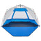 vidaXL - Strandtent - 3-persoons - waterdicht - snelontgrendeling - azuurblauw
