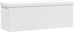 vidaXL - Opbergbank - inklapbaar - PVC - wit