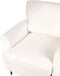VIETAS - Fauteuil - Wit - Polyester
