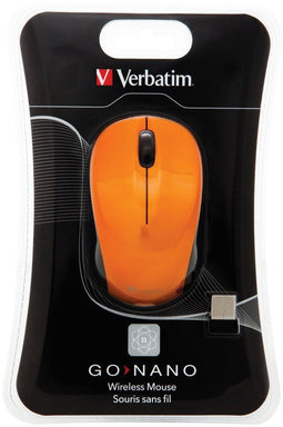 Verbatim GO NANO - Draadloze Muis - 1.600dpi - Oranje