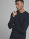 JACK & JONES Hill Knit - Heren Trui - Donkerblauw - Maat XL
