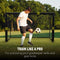 Umbro Voetbaldoel - Voetbal Goal 180 x 120 x 60 cm - Snelle Montage - Metaal - Zwart/Geel