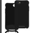 imoshion Hoesje Geschikt voor iPhone SE (2022) / SE (2020) / 8 / 7 Hoesje Met Koord - imoshion Color Backcover met afneembaar koord - Zwart