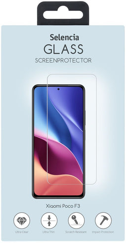 Selencia Poco F3 - Gehard Glas Screenprotector - 9H krasbestendig