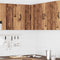 vidaXL - Keukenwandhoekkast - Lucca - bewerkt - hout - oud - houtkleurig
