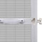 vidaXL - Hordeur - met - scharnieren - 120x240 - cm - wit