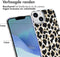 imoshion Hoesje Geschikt voor iPhone 14 Hoesje Siliconen - imoshion Design hoesje - Goud / Golden Leopard