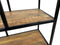 SVJ Kast Rechthoekig - 0 x 75 x 115 cm - Ijzer/Hout - Zwart