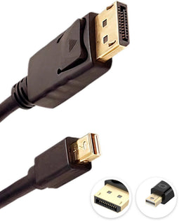 Garpex® Mini DisplayPort naar DisplayPort Kabel - 4K 60Hz - 1.8 meter - Zwart