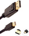 Garpex® Mini DisplayPort naar DisplayPort Kabel - 4K 60Hz - 1.8 meter - Zwart