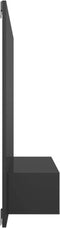 vidaXL - Tv-wandmeubel - 120x23,5x90 - cm - bewerkt - hout - hoogglans - grijs