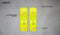 Avento Sportarmband - Reflecterend met LEDs - Waterdicht - Geel